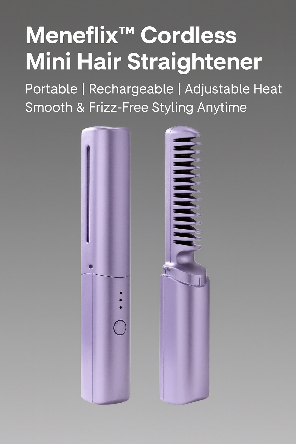 Meneflix™ Cordless Mini Hair Straightener Portable