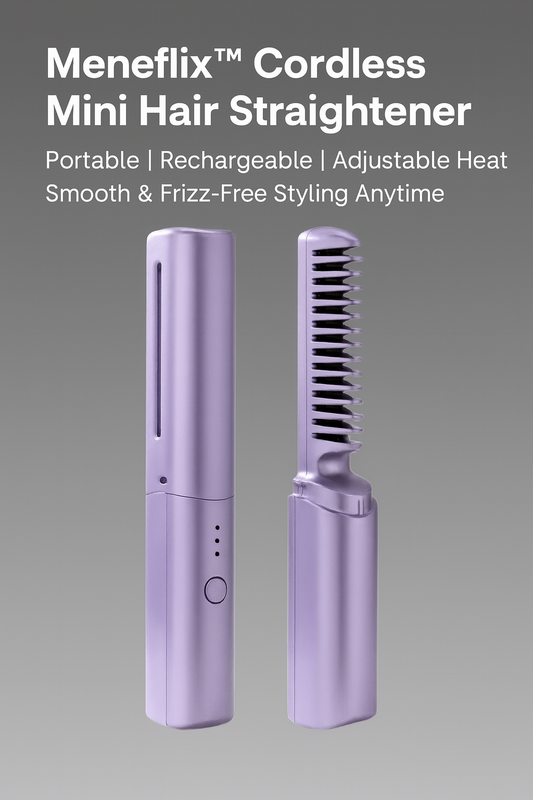 Meneflix™ Cordless Mini Hair Straightener Portable