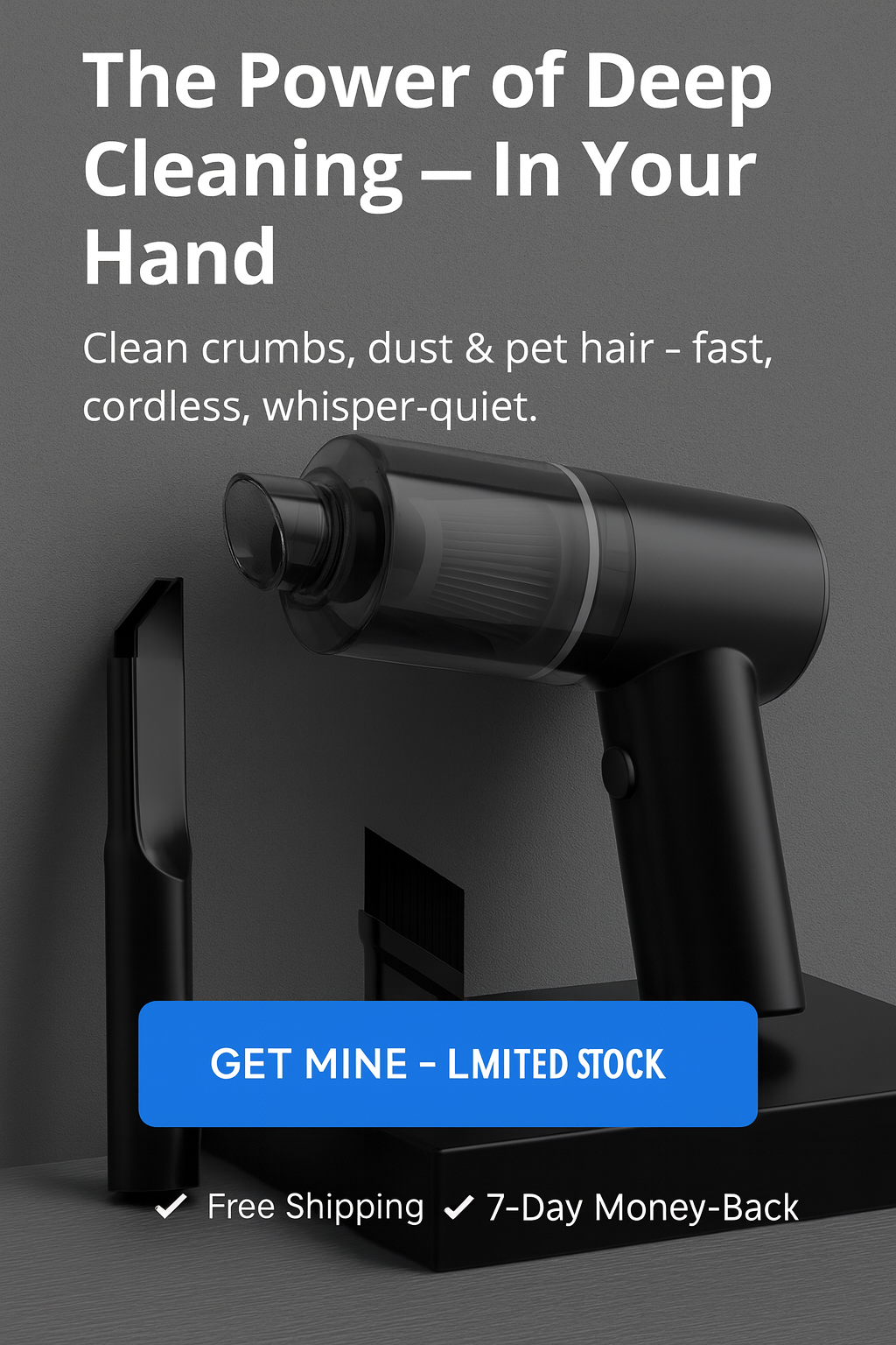 Portable Air Duster Wireless Vacuum Cleaner